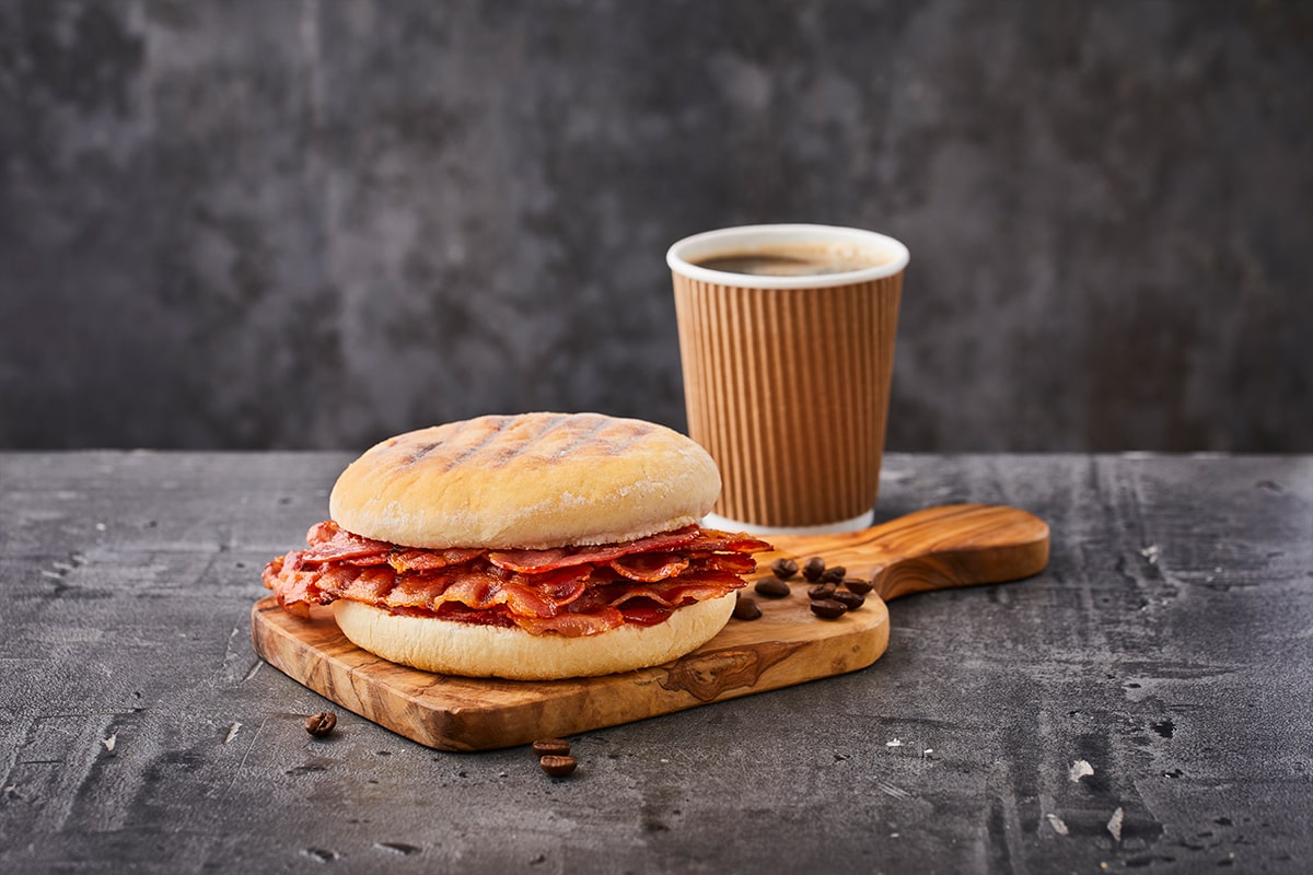 Discover: Morning Coffee Bacon Bap