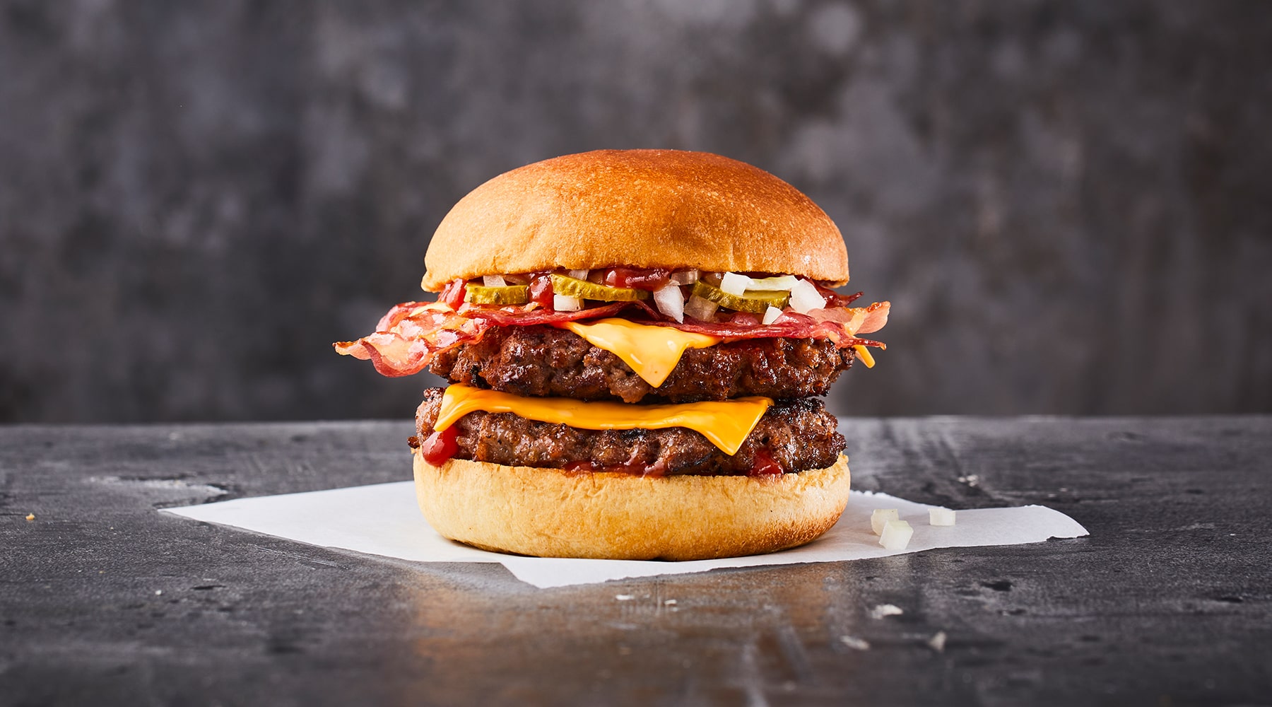 Discover: Double Bacon Burger